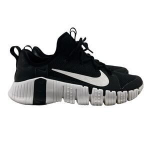 Nike Womens 12 Free Metcon 3 Training Shoes Black White Sneakers CJ6314-010